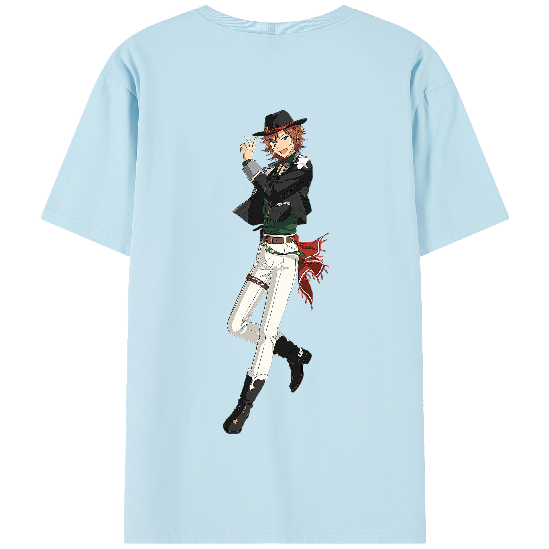 （画像用） あんさんぶるスターズ! Ensemble Stars 綿100％半袖Tシャツ（背面プリント）